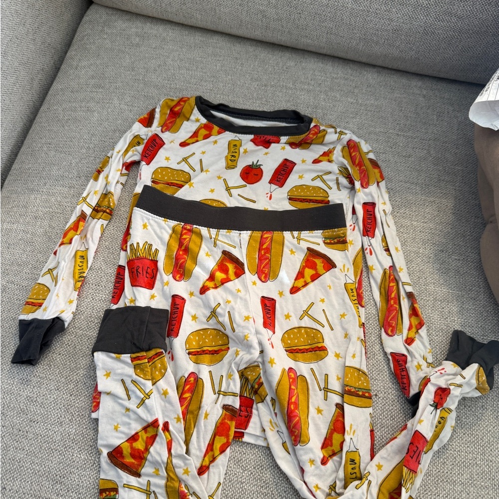 Little Sleepies Fast Food Pajama Set 2T